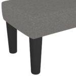 Banc Gris foncé 100x30x30 cm Tissu – Image 3