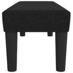 Banc Noir 100x30x30 cm Tissu – Image 2