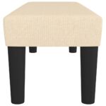 Banc Crème 100x30x30 cm Tissu – Image 2