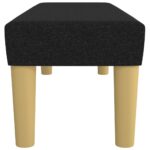 Banc Noir 100x30x30 cm Tissu – Image 2