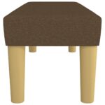 Banc Marron foncé 100x30x30 cm Tissu – Image 2