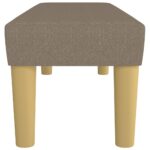 Banc Taupe 100x30x30 cm Tissu – Image 2