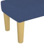 Banc Bleu 100x30x30 cm Tissu – Image 3