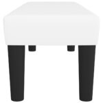 Banc Blanc 100x30x30 cm Similicuir – Image 2