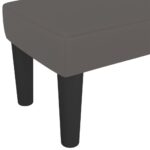 Banc Gris 100x30x30 cm Similicuir – Image 3
