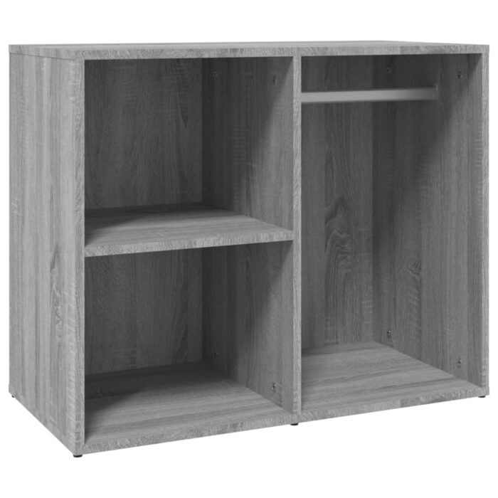Coiffeuse à LED avec armoires Sonoma gris Bois d'ingénierie – Image 8