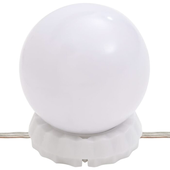 Coiffeuse à LED avec armoires Sonoma gris Bois d'ingénierie – Image 9