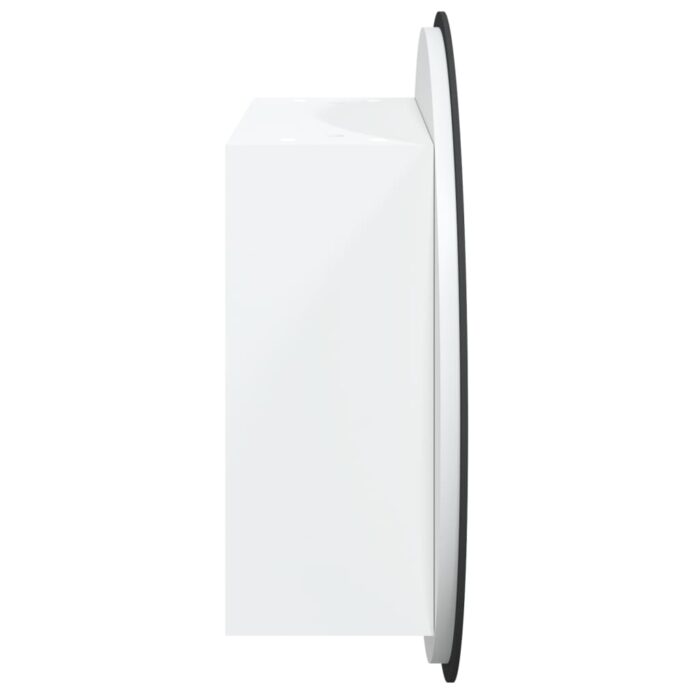 VXL8720287155553_g_en_hd_5.jpg Armoire de salle de bain miroir rond et LED Blanc 40x40x17,5 cm – Image 5