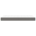 Matelas de lit à ressorts ensachés Gris foncé 80x200x20cm Tissu – Image 2
