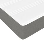 Matelas de lit à ressorts ensachés Gris foncé 80x200x20cm Tissu – Image 3