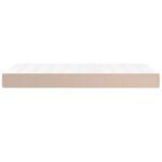 Matelas de lit à ressorts ensachés Cappuccino 80x200x20 cm – Image 2