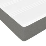 Matelas de lit à ressorts ensachés Gris foncé 100x200x20 cm – Image 3
