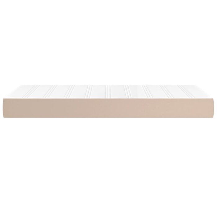 Matelas de lit à ressorts ensachés Cappuccino 100x200x20 cm – Image 2