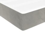 Matelas de lit à ressorts ensachés Gris clair 100x200x20 cm – Image 3
