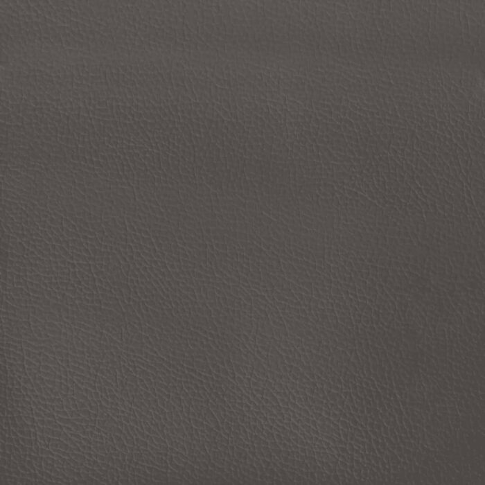 Matelas de lit à ressorts ensachés Gris 120x200x20cm Similicuir – Image 4