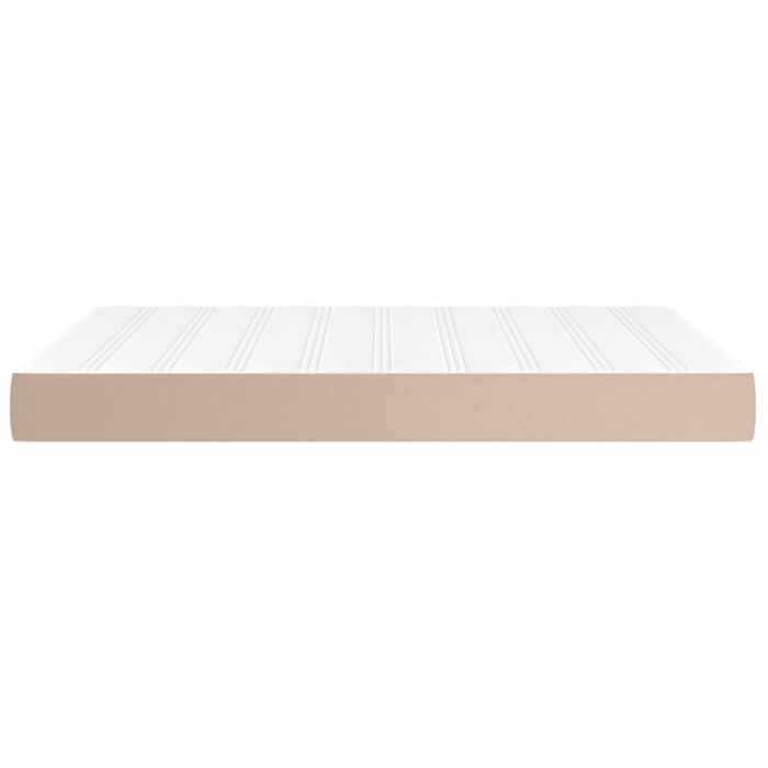 Matelas de lit à ressorts ensachés Cappuccino 140x190x20 cm – Image 2