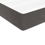 Matelas de lit à ressorts ensachés Gris foncé 140x190x20 cm – Image 3