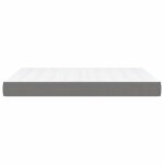Matelas de lit à ressorts ensachés Gris foncé 140x200x20 cm – Image 2