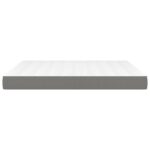 Matelas de lit à ressorts ensachés Gris foncé 180x200x20 cm – Image 2