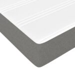 Matelas de lit à ressorts ensachés Gris foncé 180x200x20 cm – Image 3