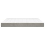 Matelas de lit à ressorts ensachés Gris clair 180x200x20 cm – Image 2