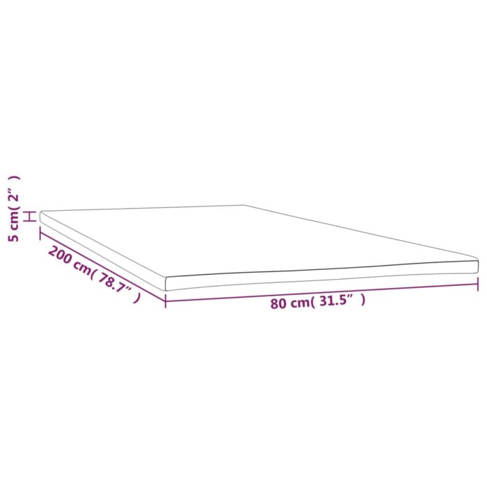 Sur-matelas 80x200x5 cm – Image 5