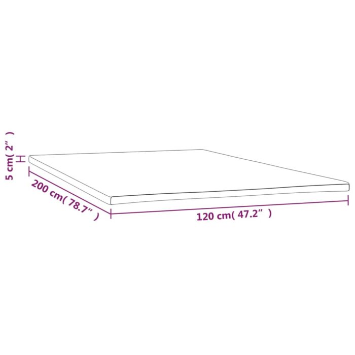 Sur-matelas 120x200x5 cm – Image 5