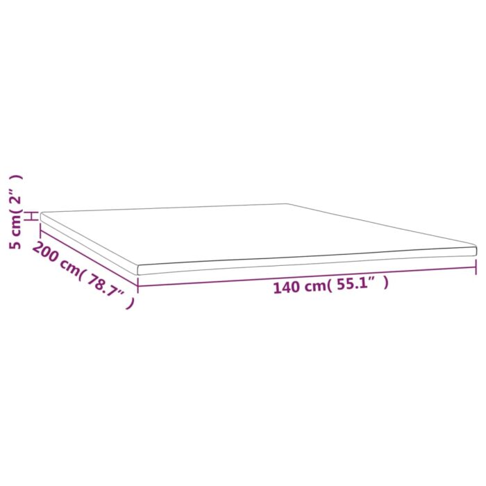 Sur-matelas 140x200x5 cm – Image 5