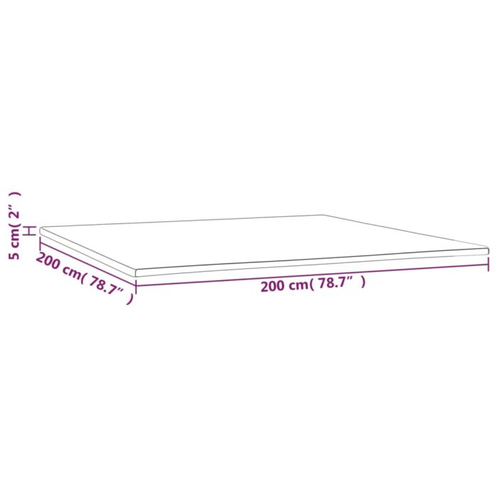Sur-matelas 200x200x5 cm – Image 5