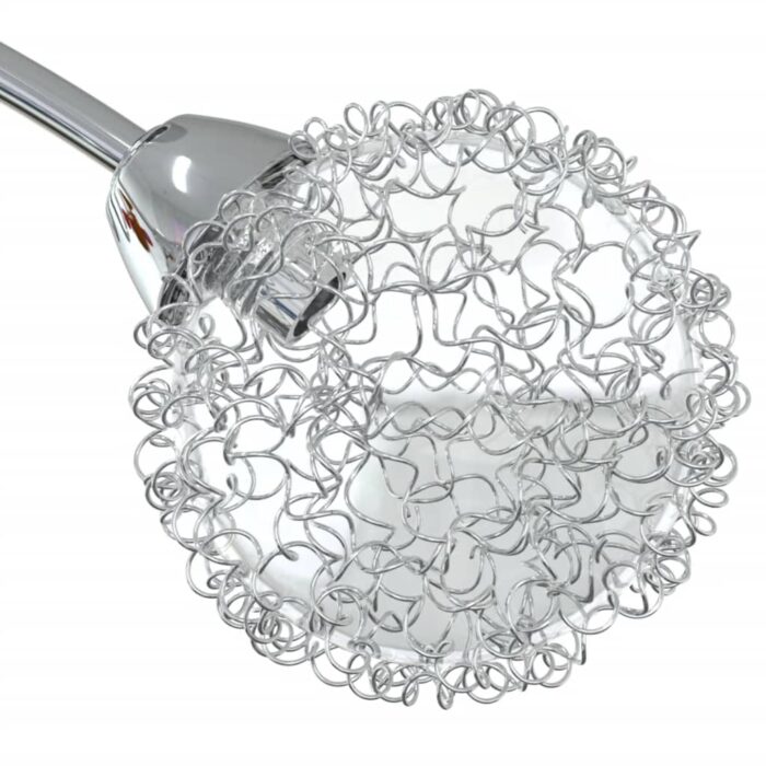 Plafonnier avec abat-jour en maille métallique pour 4 LED G9 – Image 3