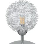 Plafonnier avec abat-jour en maille métallique pour 5 LED G9 – Image 3