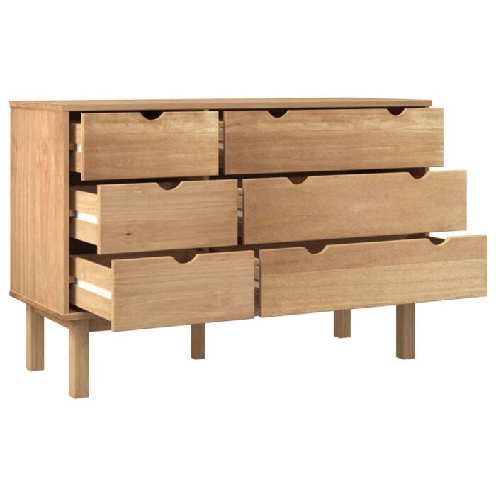 Commode OTTA 111x43x73,5 cm bois de pin massif – Image 2