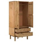 Garde-robe OTTA 76,5x53x172 cm Bois massif de pin – Image 2