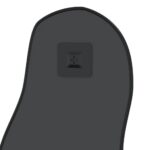 Miroir mural Noir 90x40 cm – Image 3