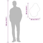 Miroir mural Argenté 60x50 cm – Image 5