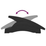 Repose-pied Noir 43,5x32,5x10,5 cm – Image 4