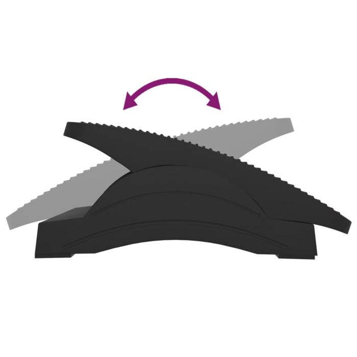 Repose-pied Noir 43,5x32,5x10,5 cm – Image 4