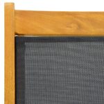 Chaises longues d'extérieur et table Acacia massif et textilène – Image 8