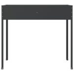 Jardinière Anthracite 100,5x40,5x90 cm Acier galvanisé – Image 2