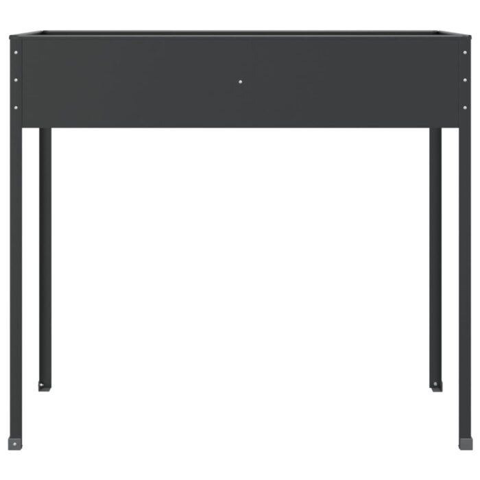 Jardinière Anthracite 100,5x40,5x90 cm Acier galvanisé – Image 2