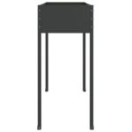 Jardinière Anthracite 100,5x40,5x90 cm Acier galvanisé – Image 3