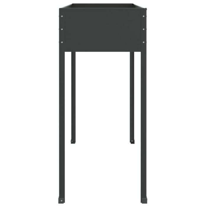 Jardinière Anthracite 100,5x40,5x90 cm Acier galvanisé – Image 3