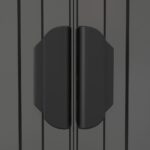 Abri de jardin Gris clair 192x108x223 cm Acier galvanisé – Image 5