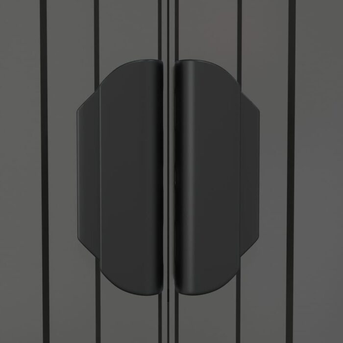 Abri de jardin Gris clair 192x108x223 cm Acier galvanisé – Image 5