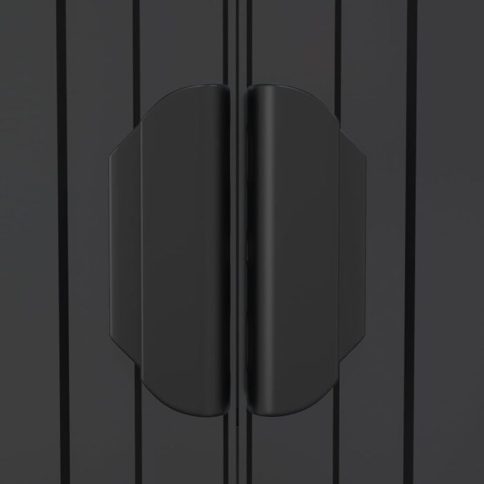 Abri de jardin Anthracite 192x108x223 cm Acier galvanisé – Image 5