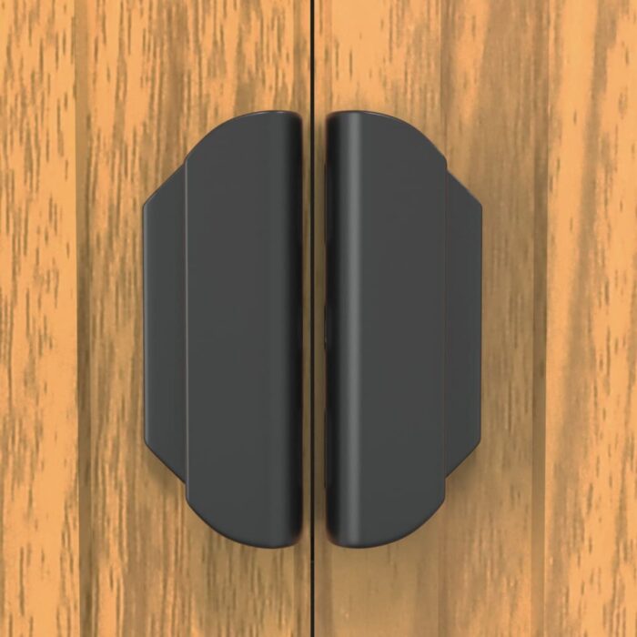 Abri de jardin Marron clair 192x108x223 cm Acier galvanisé – Image 5