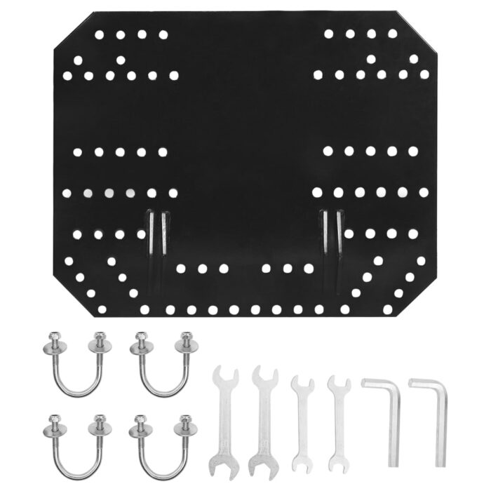 Chasse-neige pour VTT 150x38 cm Noir – Image 6
