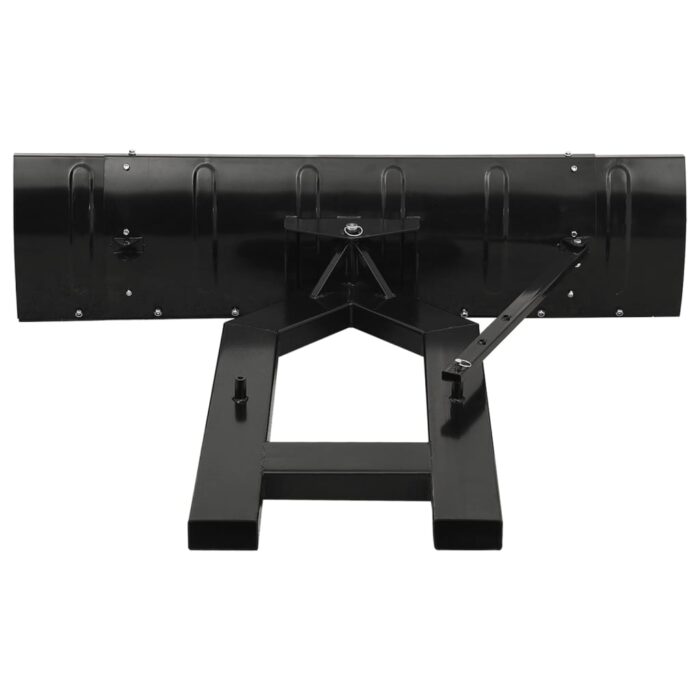 Chasse-neige pour chariot élévateur 150x38 cm Noir – Image 3
