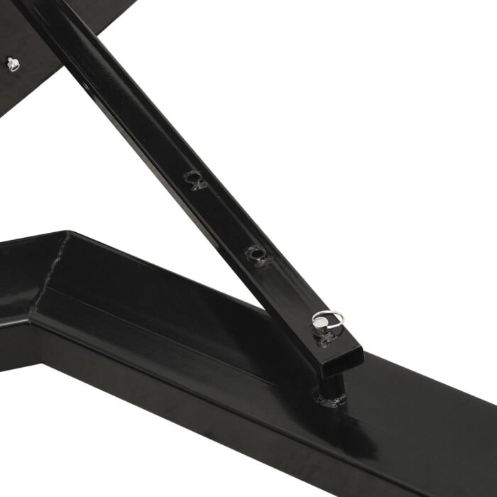 Chasse-neige pour chariot élévateur 150x38 cm Noir – Image 7