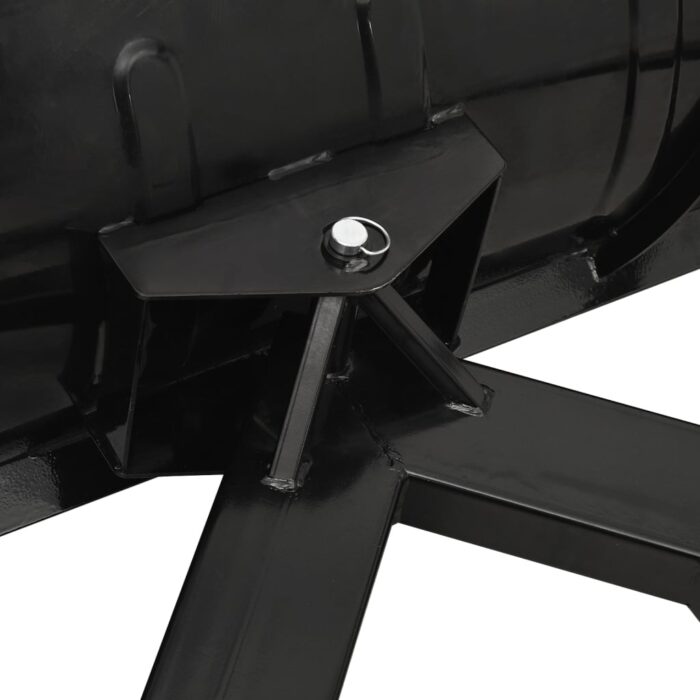 Chasse-neige pour chariot élévateur 200x48 cm Noir – Image 6